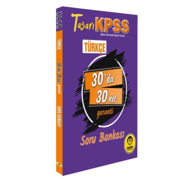 Tasarı KPSS Türkçe 30da 30Net