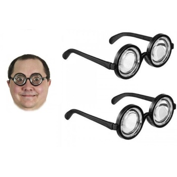 Psikopat Gözlüğü - Şişe Dibi Gözlük - Lisinya