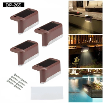 Güneş Enerjili Köşe Lambası 4lü ( Lisinya )