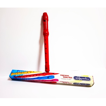 Blok Flüt Kırmızı
