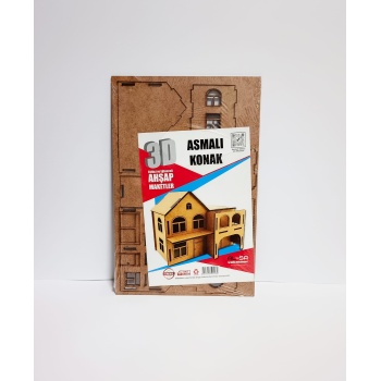3D Ahşap Maket Asmalı Konak