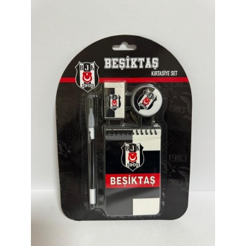 4lü Kırtasiye Seti Siyah Beyaz