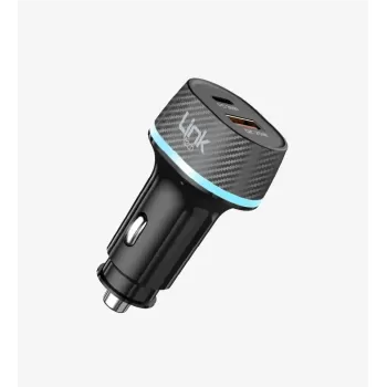 C433 Safe Dual PD QC 55W Süper Hızlı Araç Şarj Başlığı