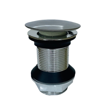 Pop Up Krom Kaplama Bas Aç Lavabo Sifonu Gideri ( Lisinya )