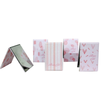 Cep Aynası Standlı Pembe ( Lisinya )