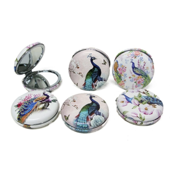 Cep Aynası Yuvarlak Tombul Peacock ( Lisinya )