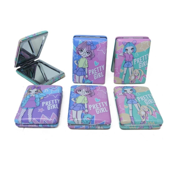 Cep Aynası Dikdörtgen Tombul Pretty Girl ( Lisinya )