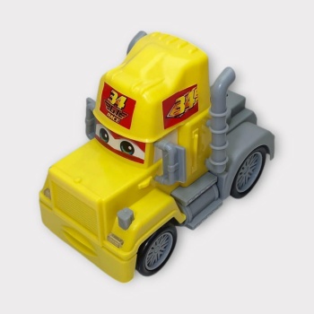 Sürtmeli Oyuncak Tır - Sarı  (Lisinya)