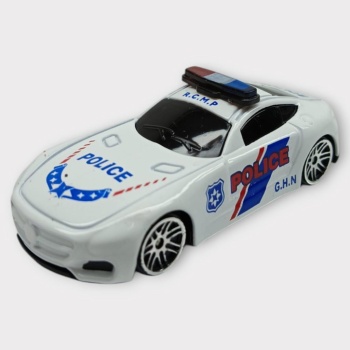 Metal Mini Polis Arabası  8 cm - Polis - 8 (Lisinya)