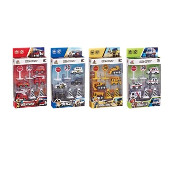 DS934 - İŞ ARAÇLARI AKSESUARLI 4 LÜ ARAÇ SETİ (Lisinya)