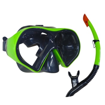 Star Diving Dalış Maskesi ve Snorkel Yetişkin - 51713-YEŞİL (Lisinya)