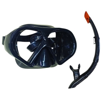 Star Diving Dalış Maskesi ve Snorkel Yetişkin - 51713-SİYAH (Lisinya)