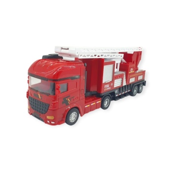 Metal İtfaiye Arabası - Merdivenli 26cm - 706-45 (Lisinya)