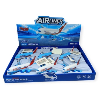 JW567-122 - SÜRTMELİ YOLCU UÇAK 15 CM 6 (Lisinya)