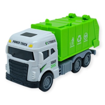 Temizlik Araçları Serisi - Sürtmeli Kamyon 12 cm - 3626 (Lisinya)