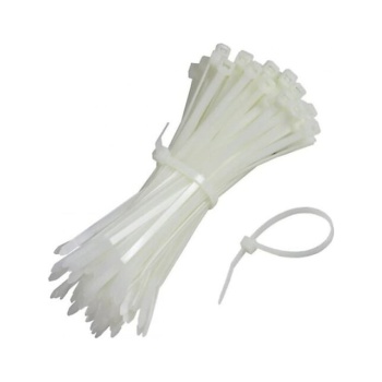 Kablo Bağları Beyaz & Siyah 2,5x100 mm - Kaliteli ve Güvenilir Bağlantılar için