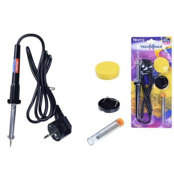 40w Pasta ve Lehim Telli Havya Seti Tm-9112 ( Lisinya )