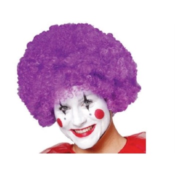 Kabarık Bonus Peruk Saç - Mor - Lisinya