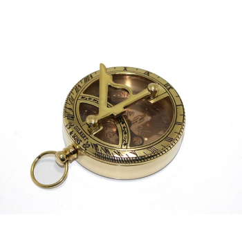 Pirinç Güneş Saati Ve Pusula Modeli 7830 - Lisinya