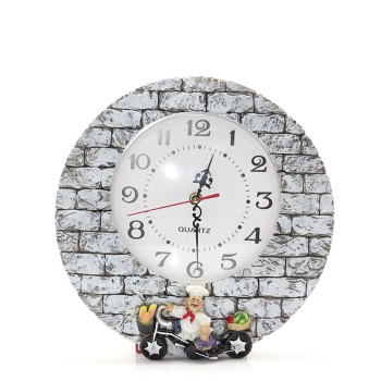 Duvara Asmalı Aşcı Tasarımlı Polyester Saat Alk1542 - Lisinya