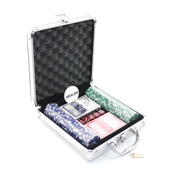 Metal Çantalı 100 Chipli Poker Oyunu Alk1495 - Lisinya