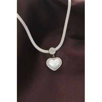 316L Çelik İtalyan Zincir Kalp Kolye - Lisinya