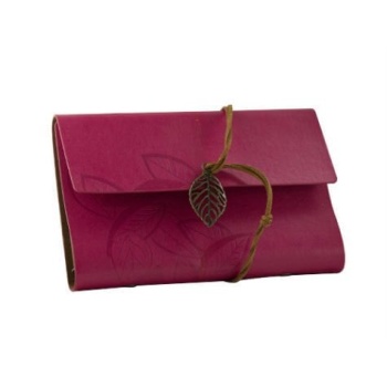 Cüzdan Görünümlü Ayraçlı Günlük - Not Defteri - Lisinya