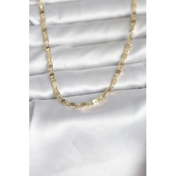 CM 14K Gold Renk Arpa Model 45 cm Kadın Kolye - Lisinya