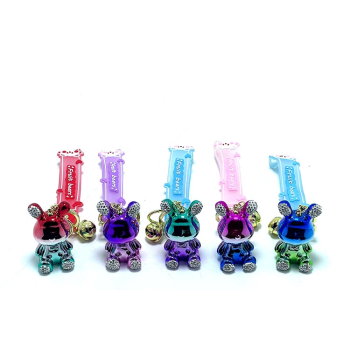 Taşlı Ayıcık Silikon Anahtarlık Alk1702 - Lisinya