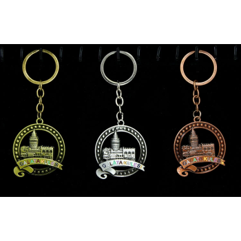 Metal Galata Kulesi Anahtarlık Alk2213 - Lisinya
