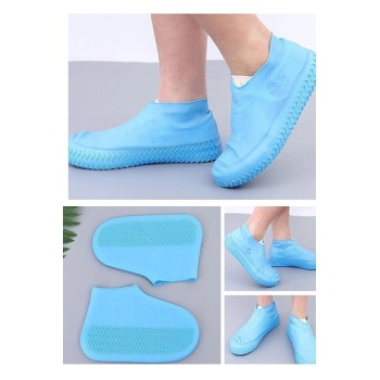 Suya Dayanıklı Silikon Ayakkabı Yağmurluğu - Ayakkabı Kılıfı Erkek - Lisinya