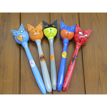 Ahşap 5li Marakas Seti Polos:12 - Lisinya