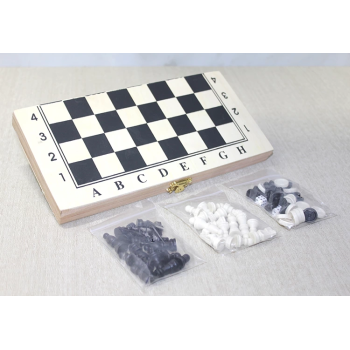 Ahşap Kutulu Satranç Ve Tavla Seti Alk4026 - Lisinya