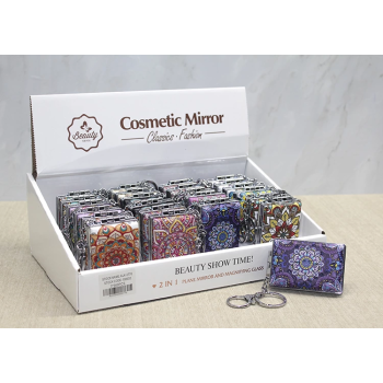 Taşlı El Aynası Anahtarlık Alk3770 - Lisinya