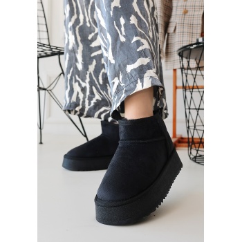 Linne Siyah Süet Bot - Lisinya