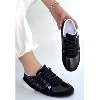 Jawen Siyah Nubuk Spor Ayakkabı - Lisinya