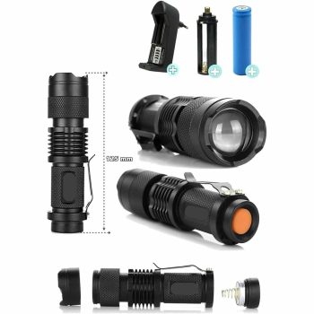 Zoomlu El Feneri Su Geçirmez El Feneri Kama Star Km82 ( Lisinya )