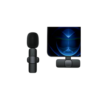 Type-c Girişli Telefon Uyumlu Kablosuz Youtube Facebook Tiktok Yayın Kablosuz Yaka Mikrofonu - Lisinya