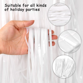 Soft Beyaz Renk Duvar Ve Kapı Perdesi İthal 100x200 Cm - Lisinya