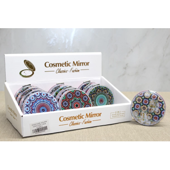 Mandala Desenli Hareketli Sulu El Aynası Alk4584 - Lisinya