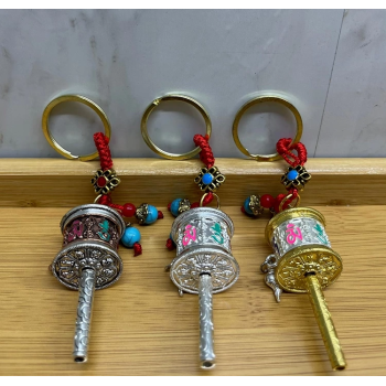 Metal Feng Shui Şans Çarkı Anahtarlık Alk4458 - Lisinya