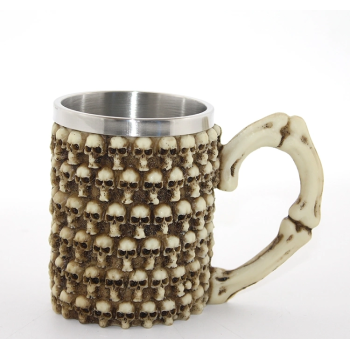 Paslanmaz Çelik Kurukafa Kupa Bardak Alk2595 - Lisinya