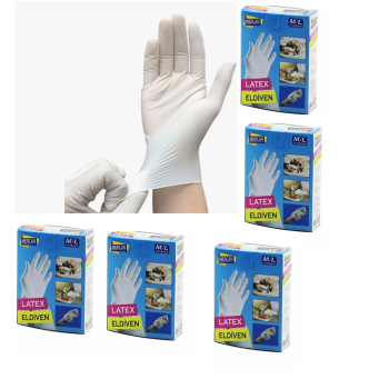 Eldiven Latex Eldiven Muayene Eldiveni M/L 30 Adet - Lisinya