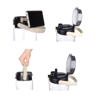 Şeffaf Matara - 2000 ml - 67,6 oz - WATERMODE Matara - Lisinya