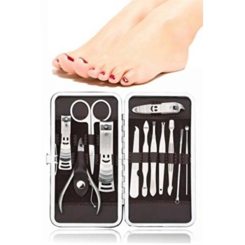12 Parça El Ayak Temizleme Pense Kir Temizleme Aparatı Kaş Cımbızı - Lisinya