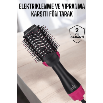 220°C’ye Kadar Isınan, Hacim ve Yıpranma Karşıtı Profesyonel Fön Tarağı - Lisinya