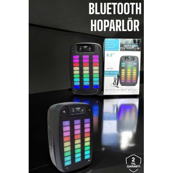 Bluetooth  Hoparlör Mikrofonlu Speaker Taşınabilir Şarjlı - Lisinya