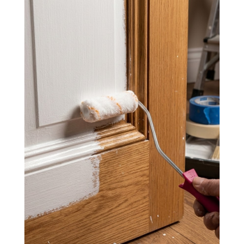 Profesyonel Mini Boya Rulosu 10 Cm Boya Fırça Seti 6 Yedek Rulo Hediyeli - Lisinya