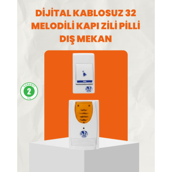 Kablosuz Kapı Zili Ev ve Ofis İçin Konforlu Çözüm - Lisinya