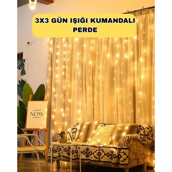 Zaman Ayarlı 8 Modlu Günışığı Perde Led Işık USB Çalışma - Lisinya